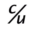 c/u en Unicode